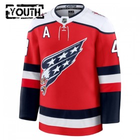 Washington Capitals Dresy Fanatics Premium Tom Wilson 2025-26 Červené Třetí - Dětské