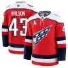 Washington Capitals Dresy Fanatics Premium Tom Wilson 2025-26 Červené Třetí - Pánské