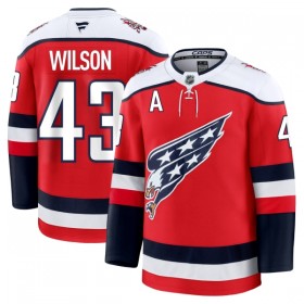 Washington Capitals Dresy Fanatics Premium Tom Wilson 2025-26 Červené Třetí - Pánské