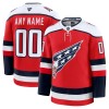 Washington Capitals Dresy Personalizované Fanatics Premium 2025-26 Červené Třetí - Pánské