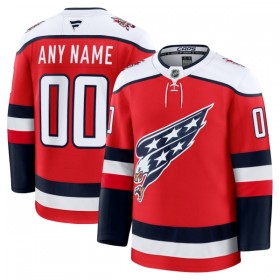 Washington Capitals Dresy Personalizované Fanatics Premium 2025-26 Červené Třetí - Pánské
