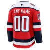 Washington Capitals Dresy Personalizované Fanatics Premium 2025-26 Červené Třetí - Pánské